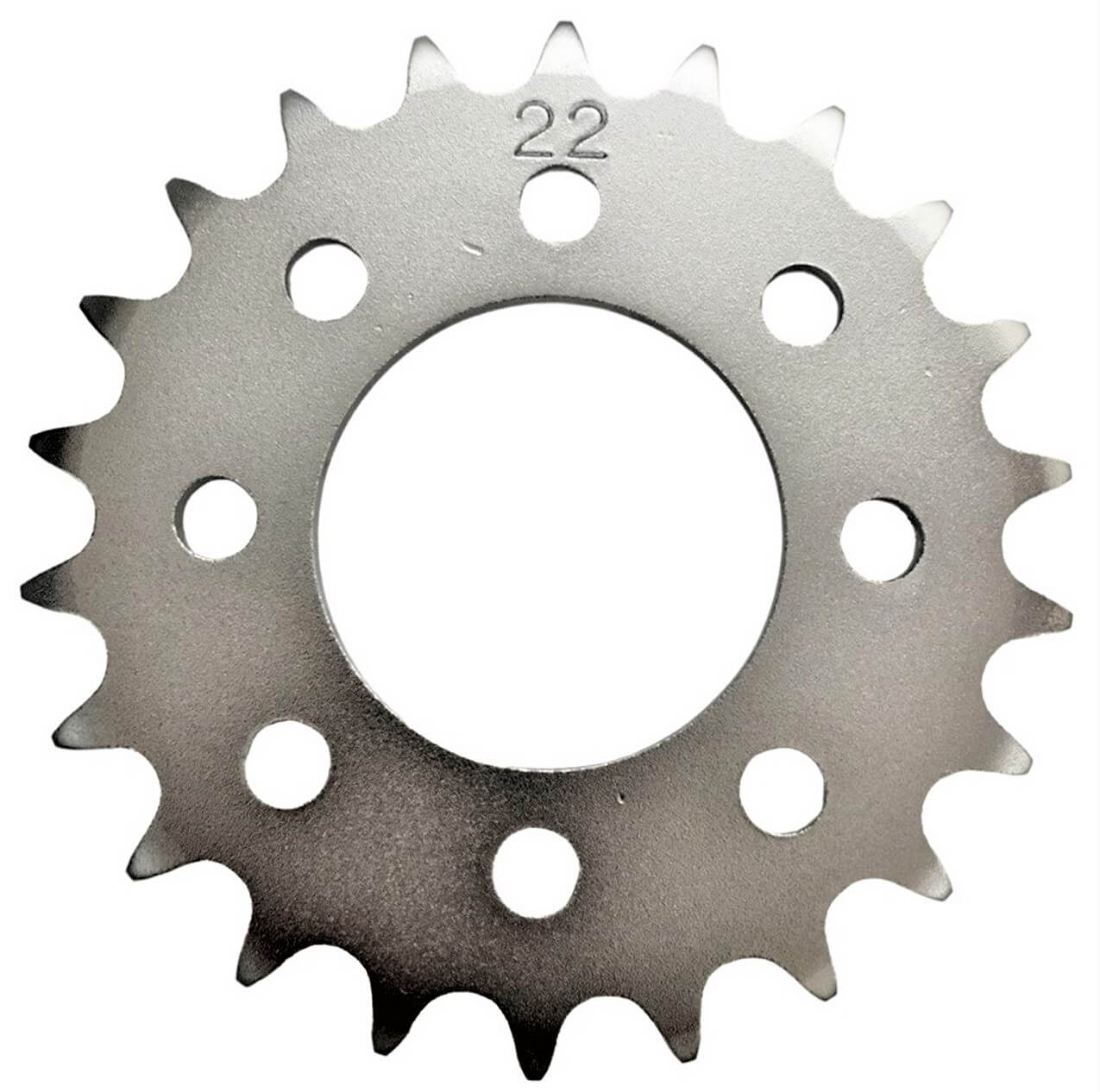 ScootsUSA Select - Rear Sprocket #415HD 22th Bolt Pattern 8 Holes Each Are 24mm Ctr to Ctr, Shaft 42mm Tomos A35/A55