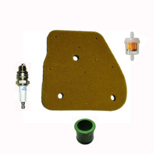 ScootsUSA Select - E-Ton & Polaris 50cc 70cc 90cc C10232 Stroke Maintenance Kit Air Filter, Fuel Filter, Spark Plug & Pu Steering Bushing