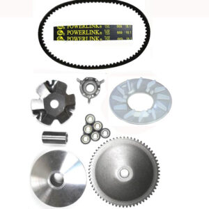 ScootsUSA Select - Front Clutch Variator and Drive Belt GY6 50cc 49cc QMB139 Short Case Scooters