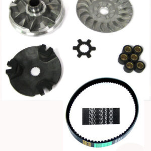 ScootsUSA Select - Variator Clutch & BeltFits Polaris, Eton, Alpha Sports, 50cc 2 Stroke ATVS & Scooters