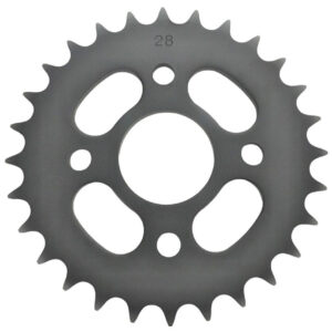 ScootsUSA Select - Rear Sprocket #520 28th for E-Ton Impuls TXL90, Thunder AXL90, Sierra DXL90, Viper RXL70, RXL90R ATVS + Polaris, Alpha Sports, Bolt Pattern 4x80mm (55mm to Adjacent Hole), Shaft
