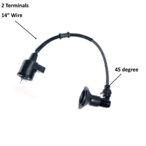 ScootsUSA Select - Ignition Coil for E-Ton Viper RXL 50,70,90cc ATVS + Polaris, Adly, Dinli, Alpha Sports 2 Stroke ATVS