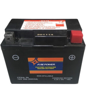 ScootsUSA Select - CTX4L Fa Fire Power Battery Sealed Maintenance Free L 4 3/8" W 2.75" H 3 3/8"