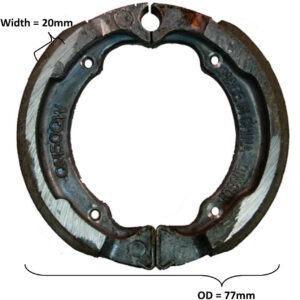 ScootsUSA Select - Brake Shoes OD 77x20mm
