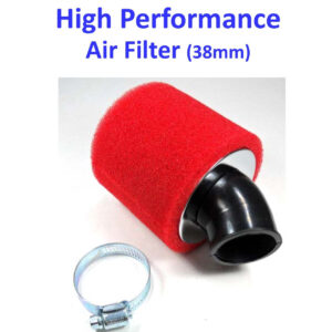 ScootsUSA Select - Air Filter 2 Stage ID 38mm OD 92mm, Filter Body Length 75mm 45 Deg Angle