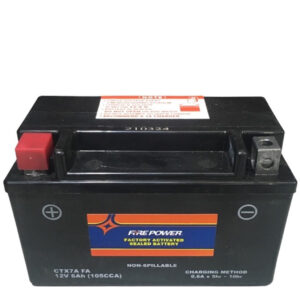 ScootsUSA Select - CTX7A Fa Fire Power Battery Sealed Maintenance Free L 5 7/8" W 3 3/8" H 3.75"