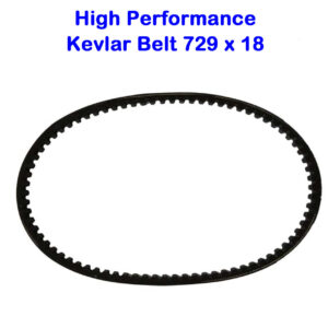 ScootsUSA Select - Belt 729x17.5x30 Kevlar for Many Chinese GY6 49-150cc ATVs, Go Karts, and 4 Stroke Scooters with 12 & 13" Wheels