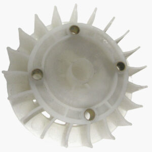 ScootsUSA Select - Plastic Flywheel Cooling Fan for GY6-50, QMB139 49cc Scooters OD 111mm Bolts Cross C/c 66