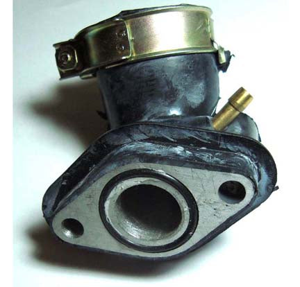 ScootsUSA Select - Intake Manifold GY6 49-90cc Scooter-ATV Engines ID 17, Carb Side ID 25 Bolts C/c 45mm - Image 3