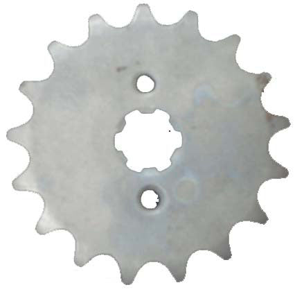 ScootsUSA Select - Front Sprocket #420 17th Bolts 2x30mm Ctr to Ctr, Splines 6 Shaft 14/17mm (shortest/longest Point) 50-125cc Most Chinese ATVS