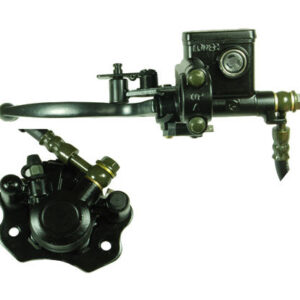ScootsUSA Select - Rear Brake Assembly for Most Chinese Mini ATVS Caliper Bolts Ctr to Ctr 63mm Line L 55 Inches Caliper L 85 W 77