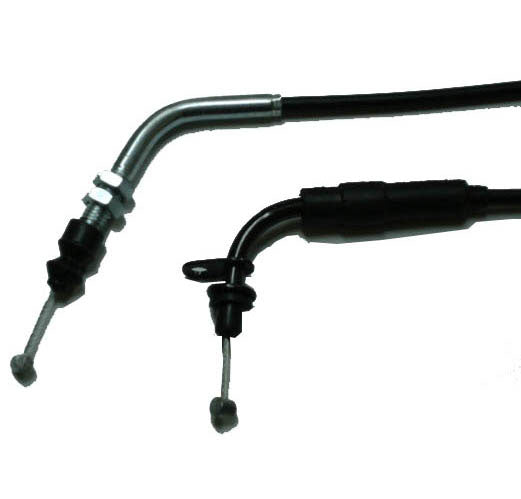 ScootsUSA Select - Throttle Cable with Tab for Many 50-150cc 4 Stroke Scooters Out 72"/Inner Wire 76.75