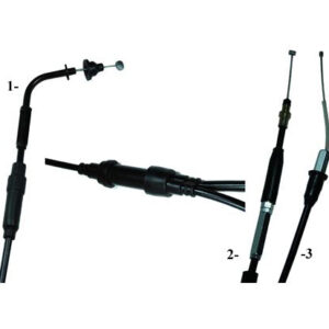 ScootsUSA Select - Throttle Cable 2 Stroke (1) Out 16.5"/Inner Wire 19" (2) Out 37.25"/Inner Wire 39" (3) 44.25"/Inner 47.50"