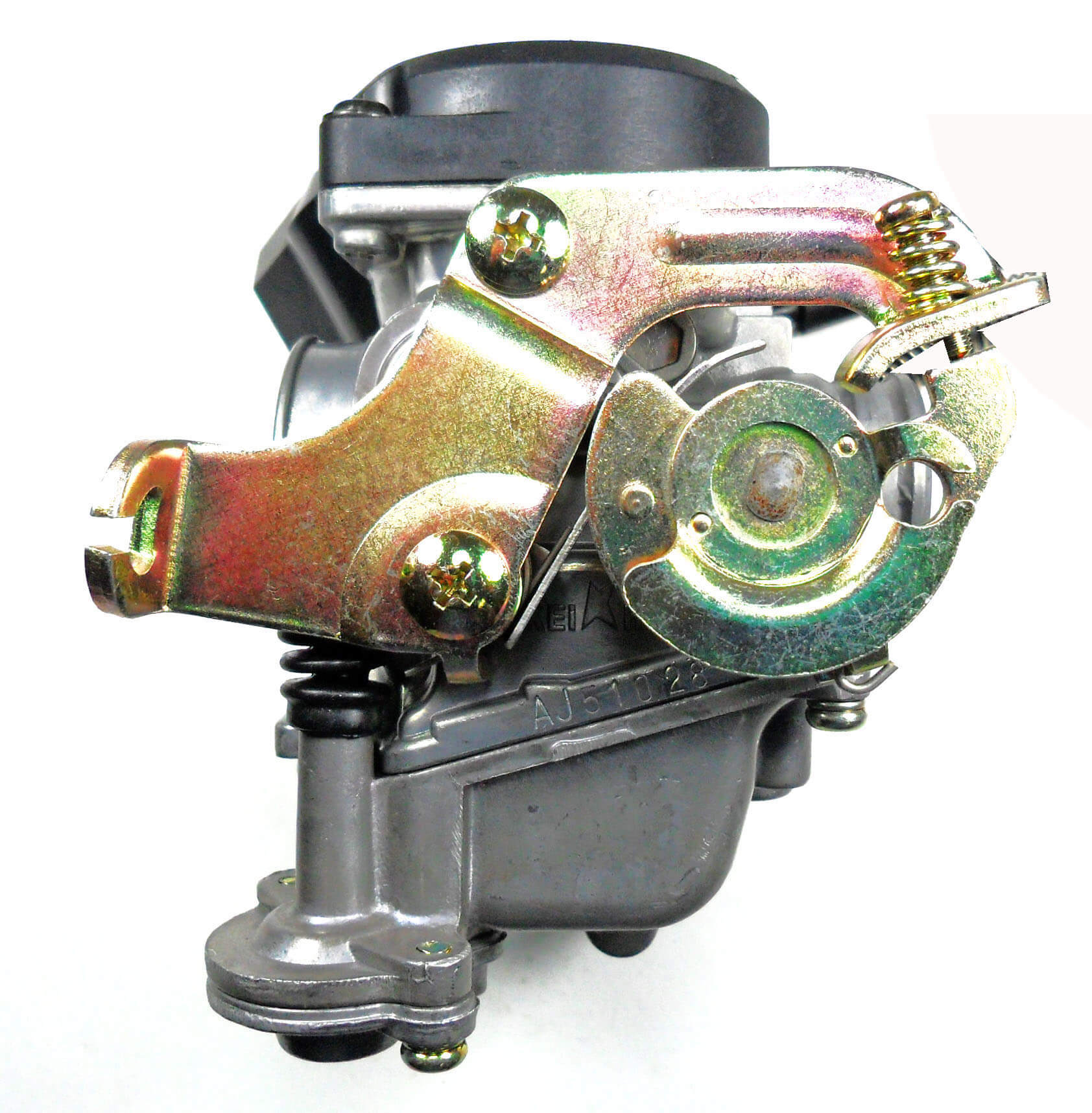ScootsUSA Select - Keihin Style PD18J Carburetor with Booster Pump Top Quality - Best Value Intake ID 18 OD 28 Air Box OD 38mm for Most 49-90cc Scooters with GY6 Belt Drive Motors - Image 4