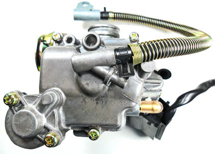 ScootsUSA Select - Keihin Style PD18J Carburetor with Booster Pump Top Quality - Best Value Intake ID 18 OD 28 Air Box OD 38mm for Most 49-90cc Scooters with GY6 Belt Drive Motors - Image 6