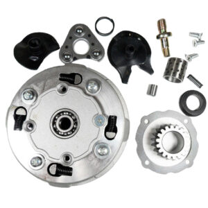 ScootsUSA Select - Rear Clutch 50-125cc Honda Copy Semi Auto ATVs, Dirtbikes Clutch OD 116 Bell Shaft 17mm for 18th Gear