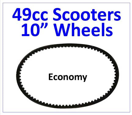 ScootsUSA Select - Belt 669x18x30 Economy Belt GY6-50 QMB139 49cc Chinese Scooter Motors with 10" Wheels