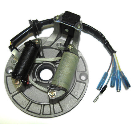 ScootsUSA Select - Stator 50-125cc 4 Stroke for Many Chinese ATVs, Dirt Bikes 2 Coils 5 Wires