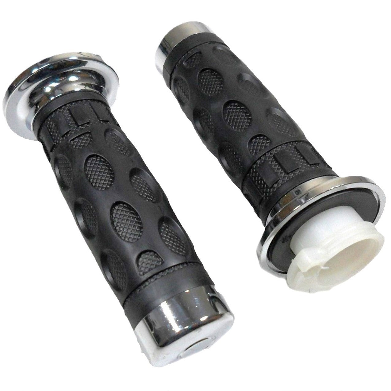 ScootsUSA Select - Scooter Grip Set with Throttle Tube 7/8" for Most 50-250cc Scooters