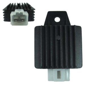 ScootsUSA Select - Voltage Regulator Rectifier 49-150cc Chinese ATV, Scooters 4 Pins in 4 Pin Jack 49x43