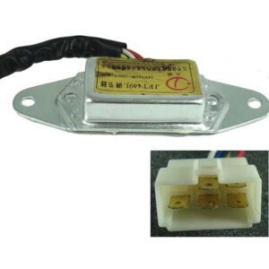 ScootsUSA Select - Voltage Regulator Rectifier 650cc UTV Side by Sides 5 Pins in 6 Pin Jack 120x40, Bolts Ctr to Ctr 115mm