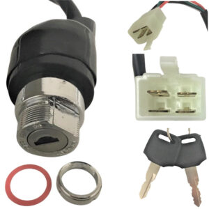 ScootsUSA Select - Ignition Switch for Many UTVS & ATVS 4 Pins in 4 Pin Female Jack
