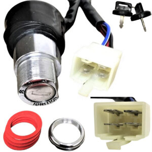 ScootsUSA Select - Ignition Switch for Many Chinese ATVS 4 Pins in 4 Pin Female Jack