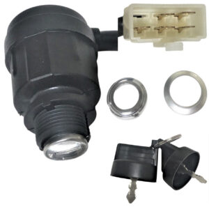 ScootsUSA Select - Ignition Switch Momentary Action (Springs Back) for Many Chinese GoKarts 5 Pins in 6 Pin Female Jack