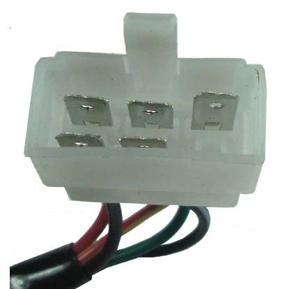 ScootsUSA Select - Ignition Switch Momentary Action (Springs Back) for Many Chinese GoKarts 5 Pins in 6 Pin Female Jack - Image 3
