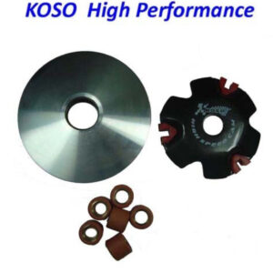 ScootsUSA Select - Variator Kit (high Performance) Koso GY6-QMB 49cc Chinese Scooters Shaft 14mm OD 88