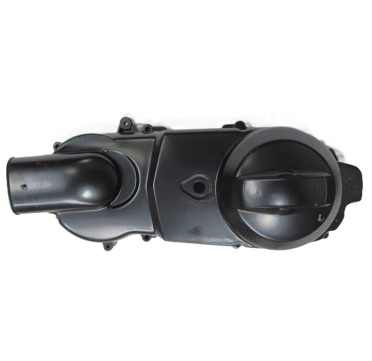 ScootsUSA Select - Crankcase Cover (Black)(Have Minor Scratches) 16" Short Case for Many GY6125, GY6-150cc, ATVs, GoKarts, Scooters Check Length Before Ordering