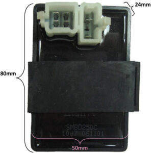 ScootsUSA Select - CDI Box 4 Stroke 150-250cc ATVs-Motorcycles 4 Pin in Pin Jack 2 in 3 Jack 80x50x24