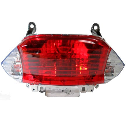 ScootsUSA Select - Tail Light (scooter) 50cc Scooter - Bolts C/c 151mm 5 Pin in 6 Pin FM Jack+2 Male for Many 50cc Chinese Scooters Including the Tao Tao Atm 50 (Speedy)