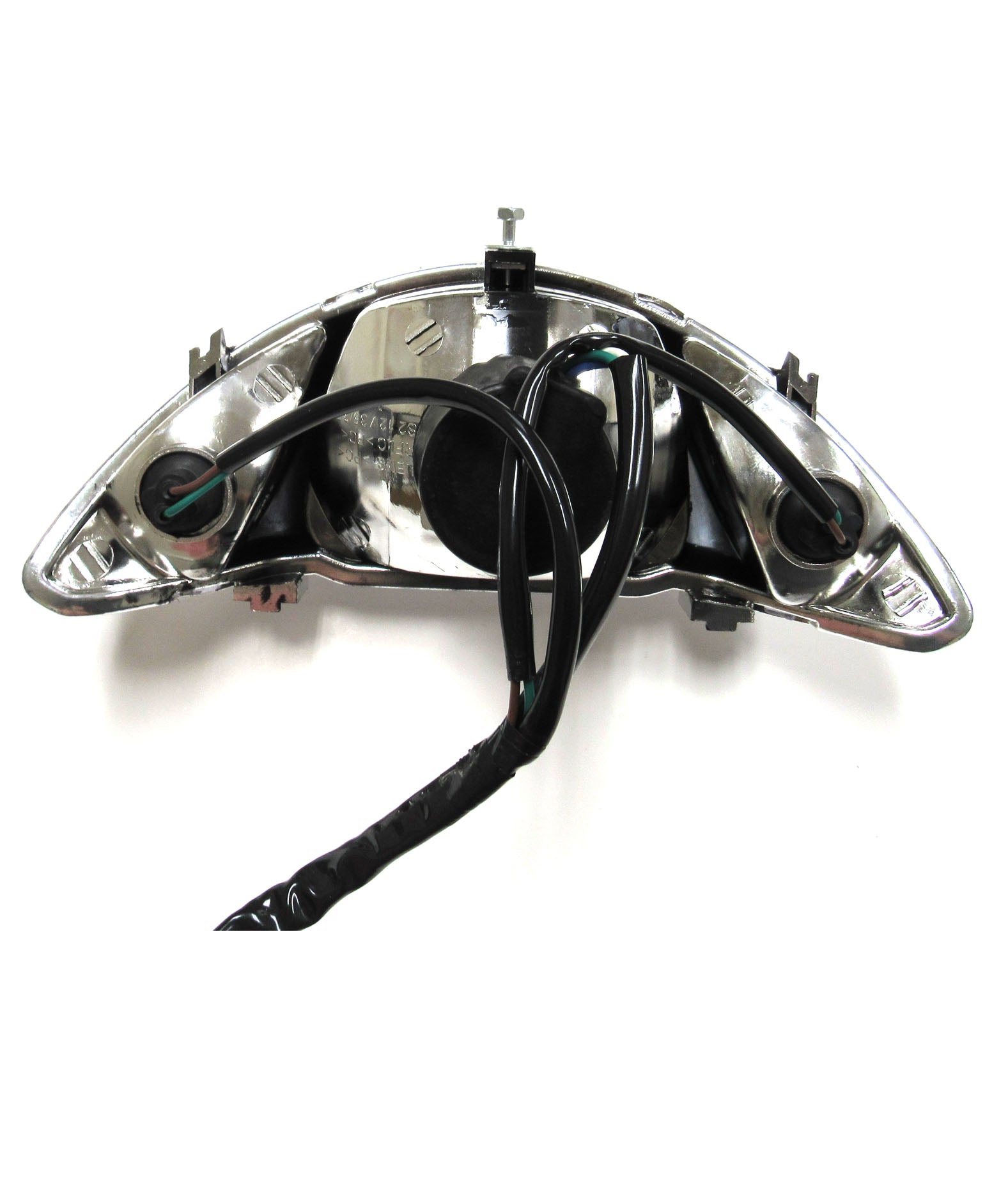 ScootsUSA Select - Headlight for Many Chinese 50cc Scooters W 9.5" H 3.5" Mounting 7" C/c 4 Pin in 4 Pin Female Jack - Image 2