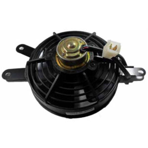 ScootsUSA Select - Universal Radiator Fan for Many ATVS & Scooters Round OD 145mm Cage H 45 Bolts C/c 54 2 Pins in 2 Pin Female Jack