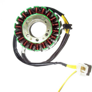 ScootsUSA Select - Stator 250cc 4-Stroke CF250, CN250 18 Coil OD 103 ID 42 H 28 Bolts C/c 52 3 Pin in 3 Pin Female Jack + 1 Wire
