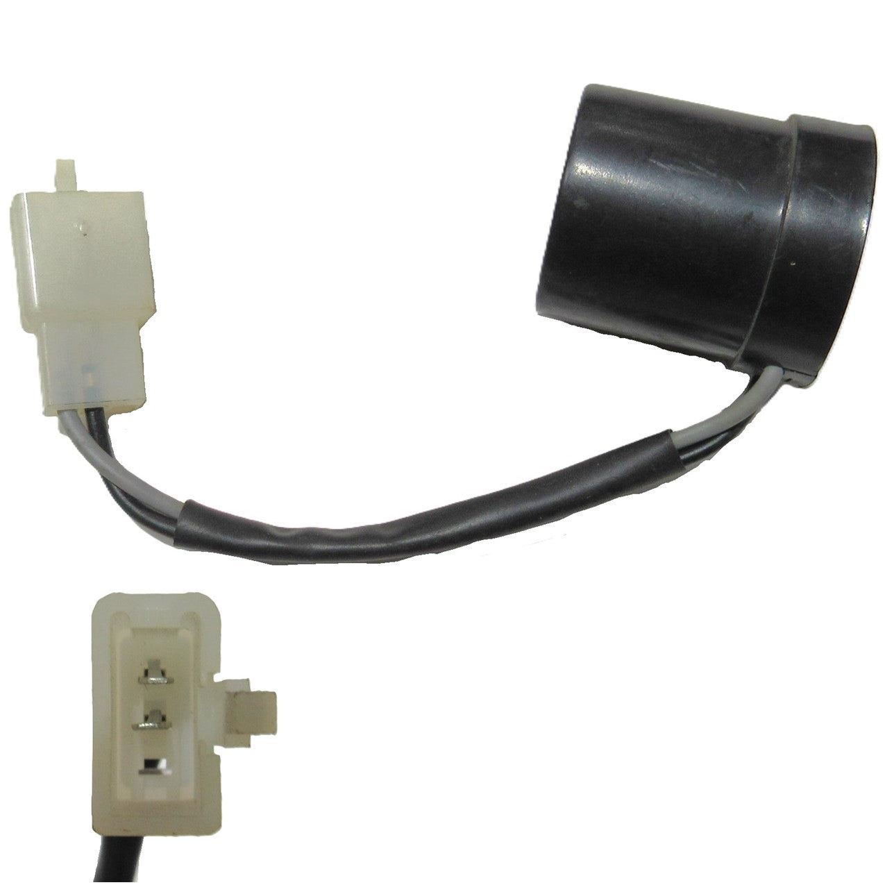 ScootsUSA Select - Flasher Relay 12V 2 Pin in 3 Pin FM Jack