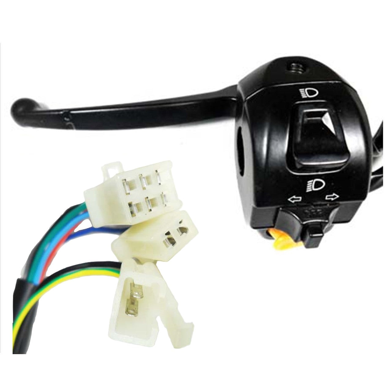 ScootsUSA Select - Handlebar Switch (Left Hand) 2 Pins in 2 Pin FM Jack + Pin in Male Jack + 6 Pins in 6 Male