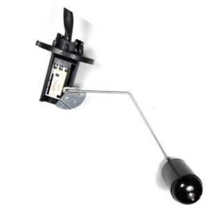 ScootsUSA Select - Fuel Level Sending Unit Round 48mm 3 Pin FM Jack Wire L 18" Rod 53mm to 70d Turn Then 84mm to Float