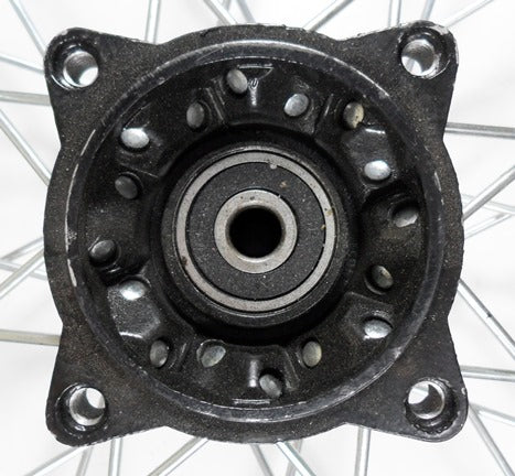 ScootsUSA Select - Front Wheel with TireRim 1.40X14 Tire 2.50(60/100)x14Disc Brake Black Axle ID 12 Bolts Cross C/c 100mm - Image 5