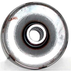 ScootsUSA Select - Rear Brake Drum for Impuls TXL50,TXL90- Lightning AXL50, Thunder AXL90cc ATVS Drum ID 129mm, Axle Hole 28mm Splines 29
