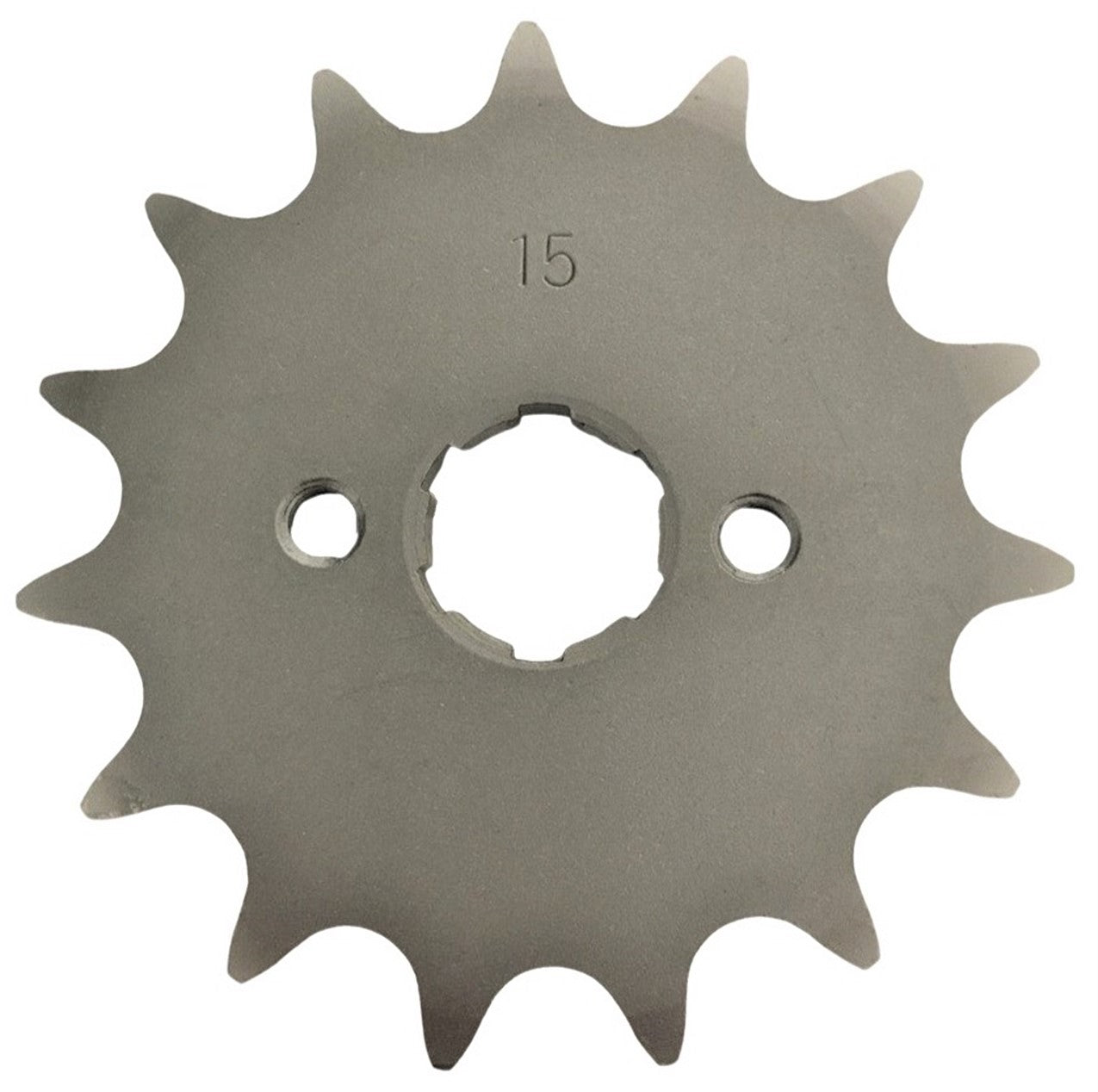 ScootsUSA Select - Front Sprocket #520 15th for E-Ton Impuls TXL90, Thunder AXL90, Sierra DXL90, Viper RXL70-90cc ATVS + Polaris, Alpha Sports, Bolts 2x34mm Ctr to Ctr, Splines 6 Shaft 18/20mm