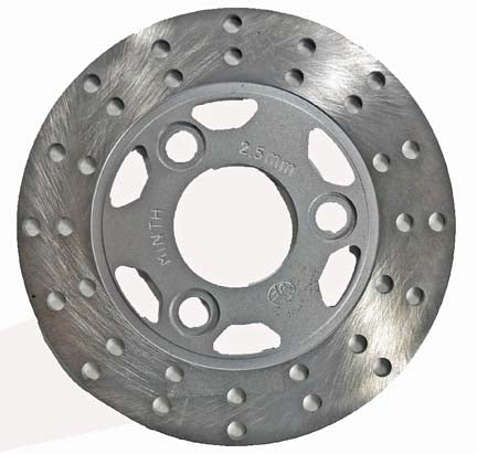 ScootsUSA Select - Disc Brake Rotor for E-Ton Beamer 50, Matrix 50, 49cc Scooters OD 155 ID 41 Bolts C/c 57