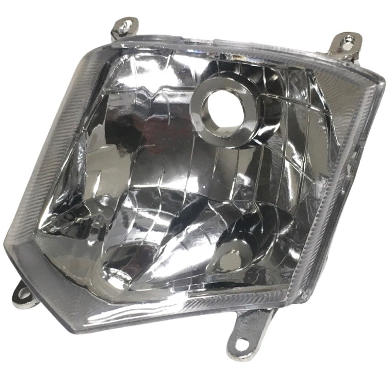 ScootsUSA Select - ATV Headlight Housing for Many Small 50-125cc ATVs. Top Bolts C/c 110mm Bottom C/c 95mm