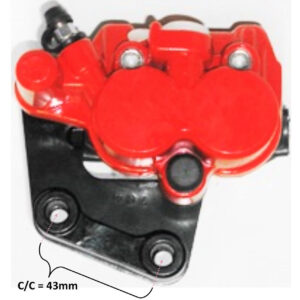 ScootsUSA Select - Disc Brake Caliper Mounting Bolts C/c 43mm for E-Ton Beamer R2-50, R4-150, Matrix 50-150, Scooters + Other Brands