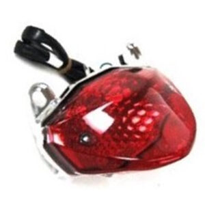 ScootsUSA Select - Scooter Tail Light 5 Pin in 6 Pin Female Jack + 6 Wires Holes C/c 138mm or 5.4" for E-Ton Sport 50, + Other 49-150cc Scooters