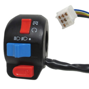 ScootsUSA Select - Handlebar Switch (Left Hand) 6 Pins in 9 Pin Male Jack
