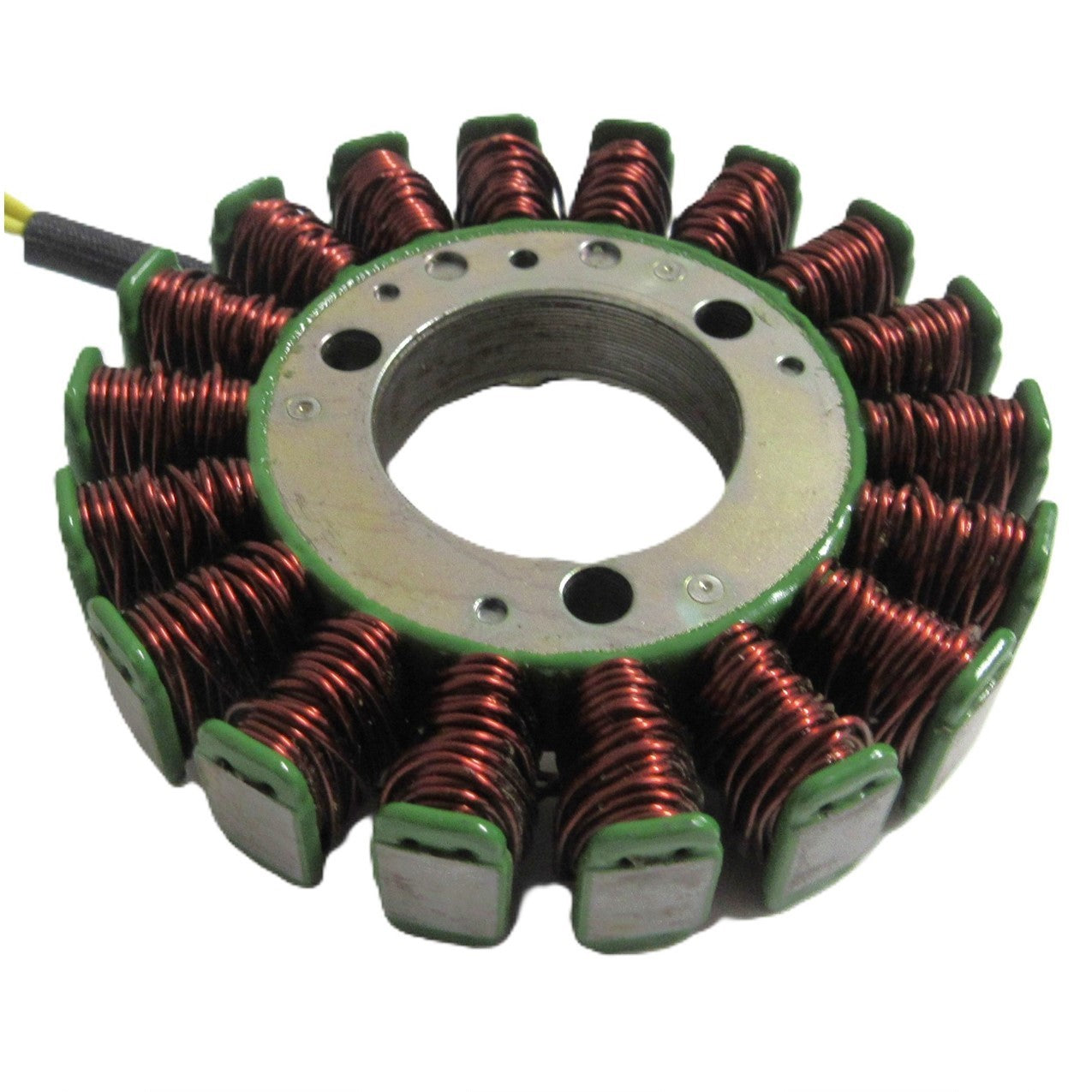 ScootsUSA Select - Stator 150-250cc 4 Stroke 18 Coil OD 102 3 Pin in 3 Pin Male Jack 2 in 2 Male Jack H 23 Ctr Hole ID 38 Pickup Coil Bolts C/c 36 - Image 2