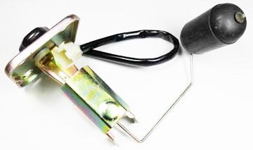 ScootsUSA Select - Fuel Level Sending Unit Square Holes C/c 33mm 2 Pin Jack Rod 32mm to 90d Turn, Then 59mm to 45d Turn, 34mm to Float