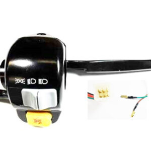 ScootsUSA Select - Handlebar Switch (Right Hand) W/Lever Light/Kill Switch 6 Pins in 6 Pin FM Jack